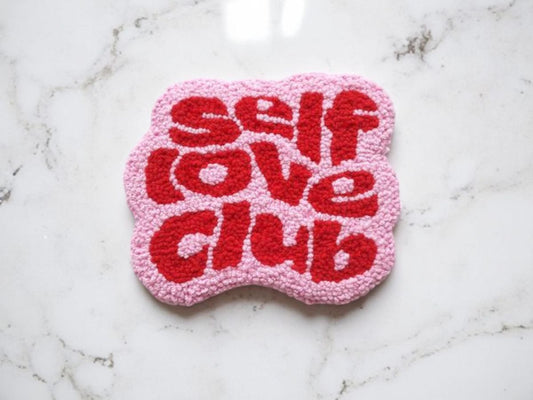 Self love club Mug Rug