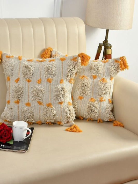 Toast n’ Tassel Cushion Cover (Set of 2)