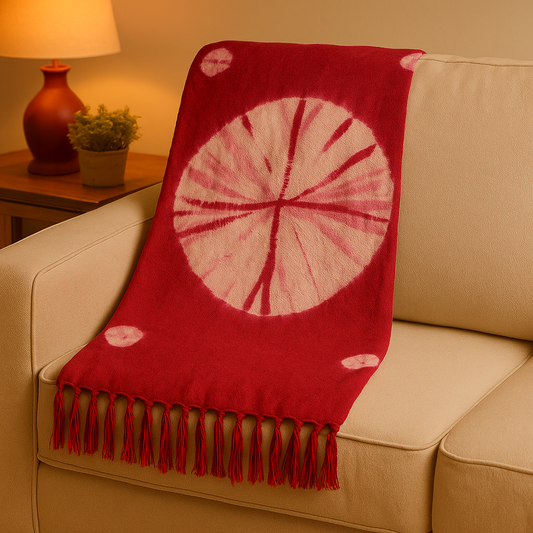 Rang-e-Gulabi – Tie Dye Throw