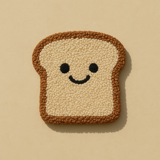 Crumb Mood - Smiley Toast Mug Rug