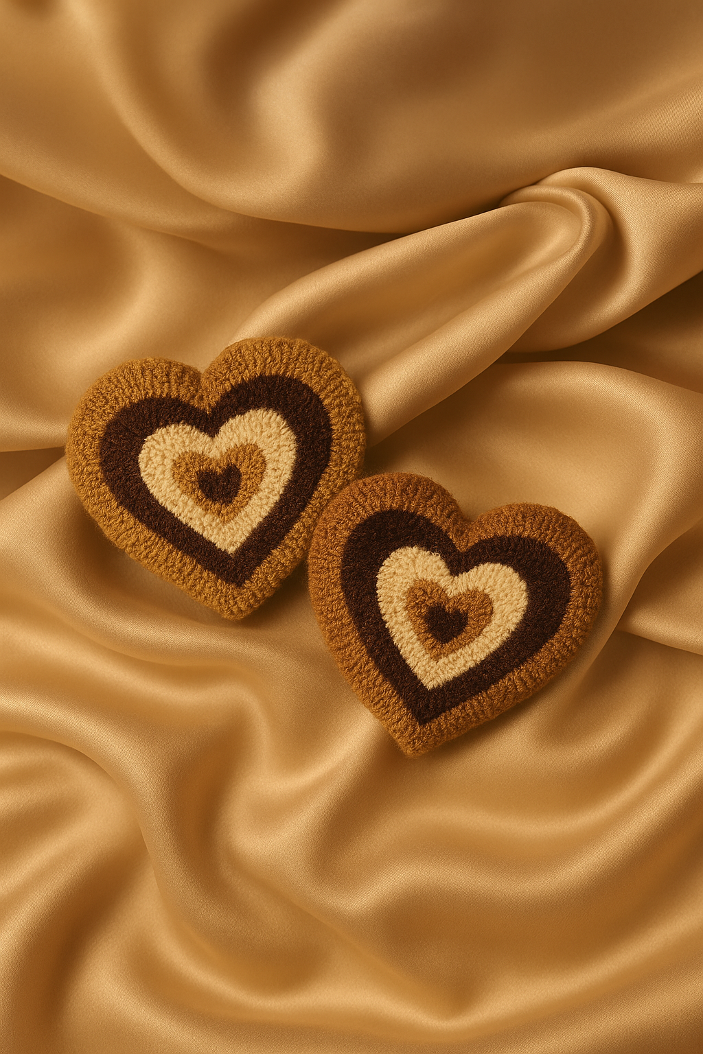 Love – Heart Tufted Mug Coaster