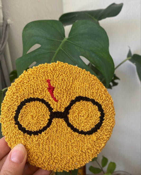 Golden Snitch Sip Spot Mug Rug