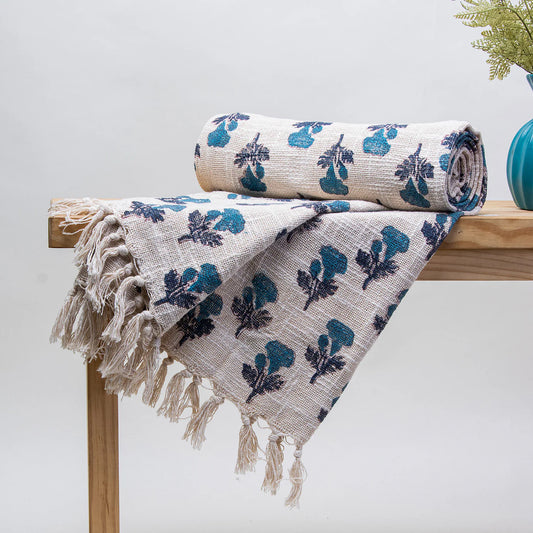 Desi Bloom Floral Throw