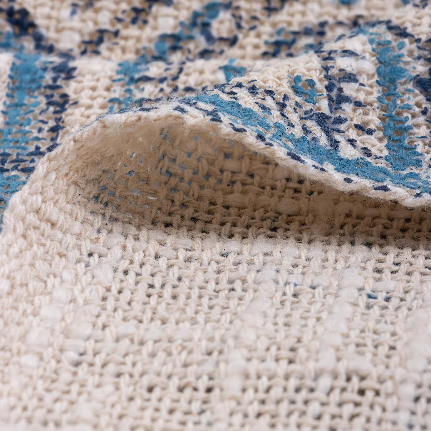 Blue Crumb Throw