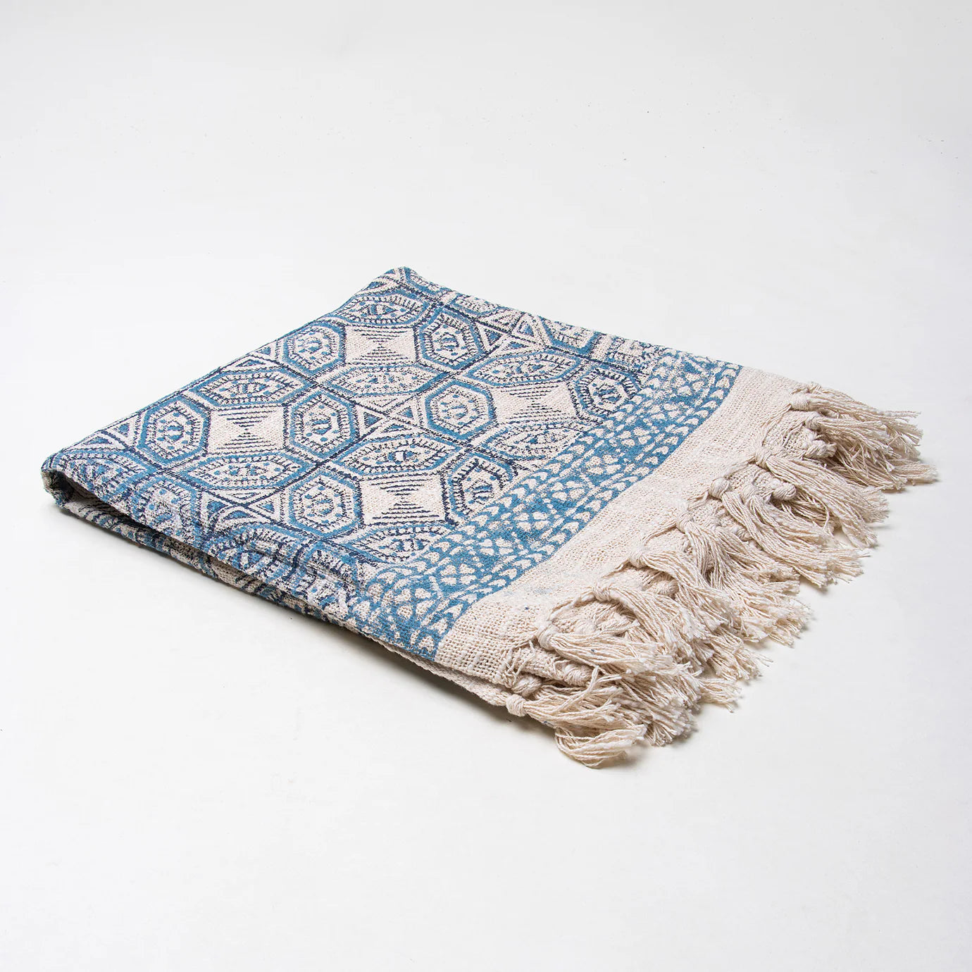 Blue Crumb Throw