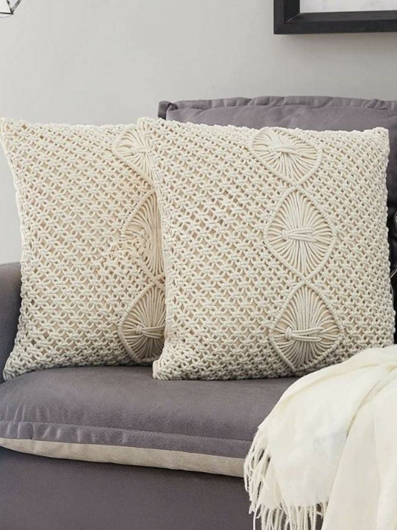 Croissant Crumbs Cushion Cover (Set of 2)