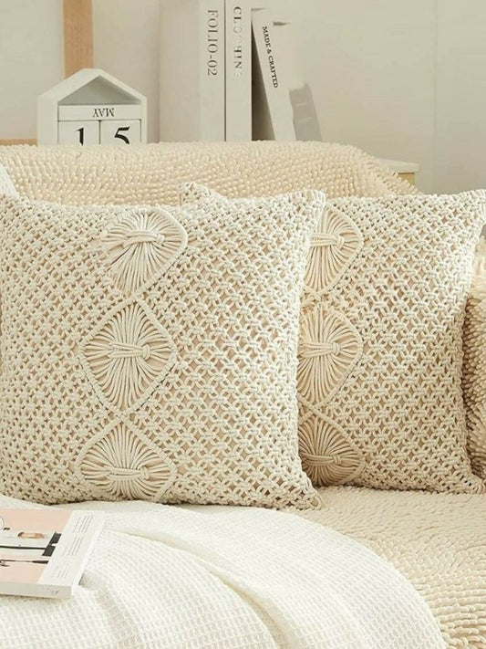 Croissant Crumbs Cushion Cover (Set of 2)