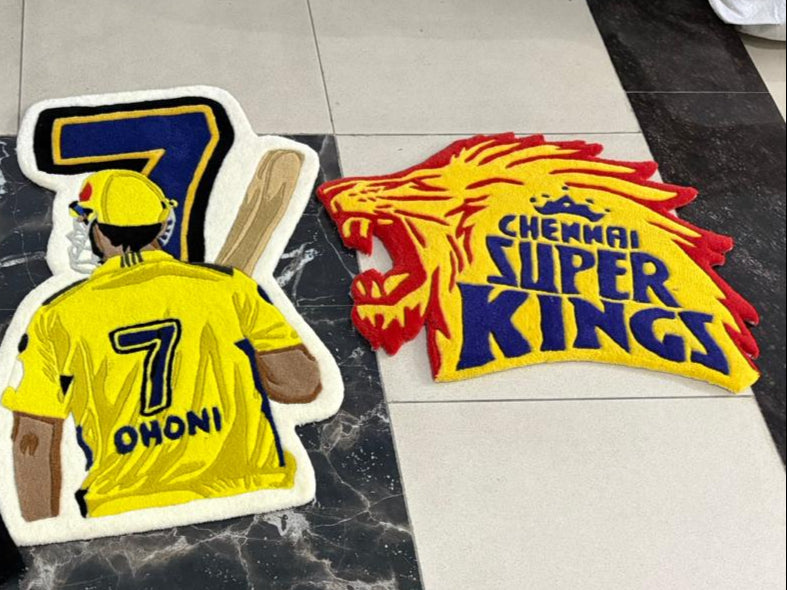 Dhoni Rug | Thala for a reason (CSK)