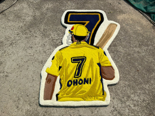 Dhoni Rug | Thala for a reason (CSK)