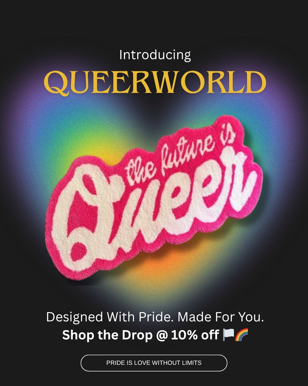 Queerworld Rug 🏳️‍🌈