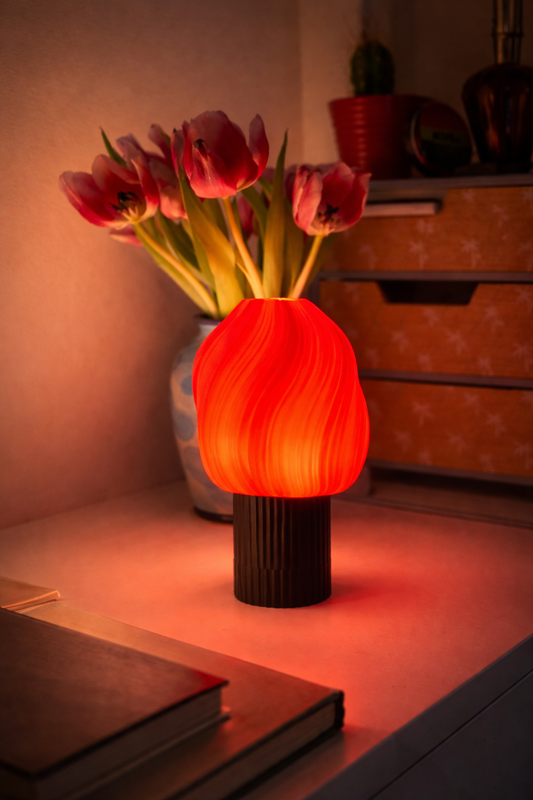 Sunset Wave Lamp | Sculptural Ambient Table Light