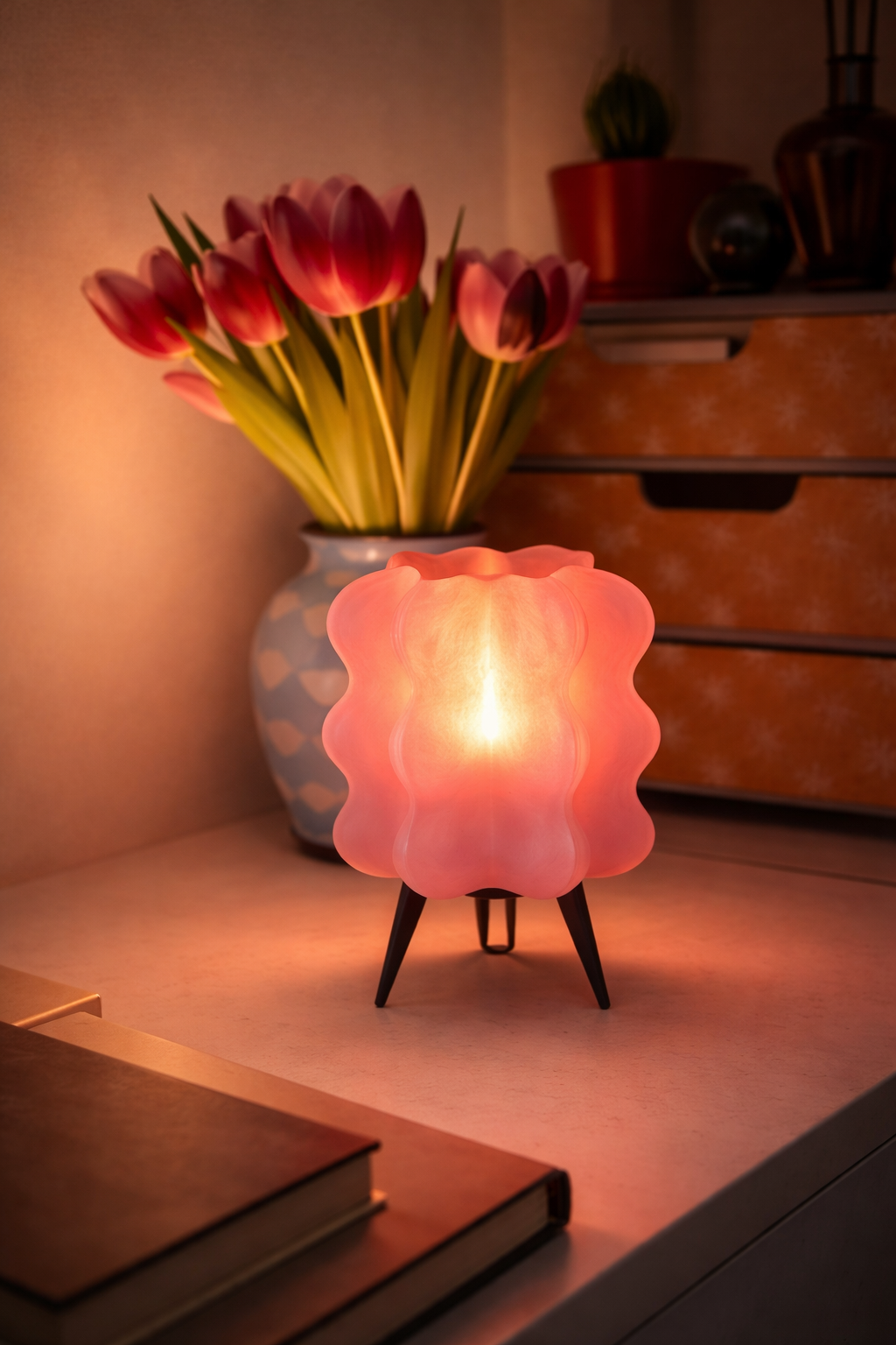 Bubble Wave Lamp | Sculptural Ambient Table Lamp