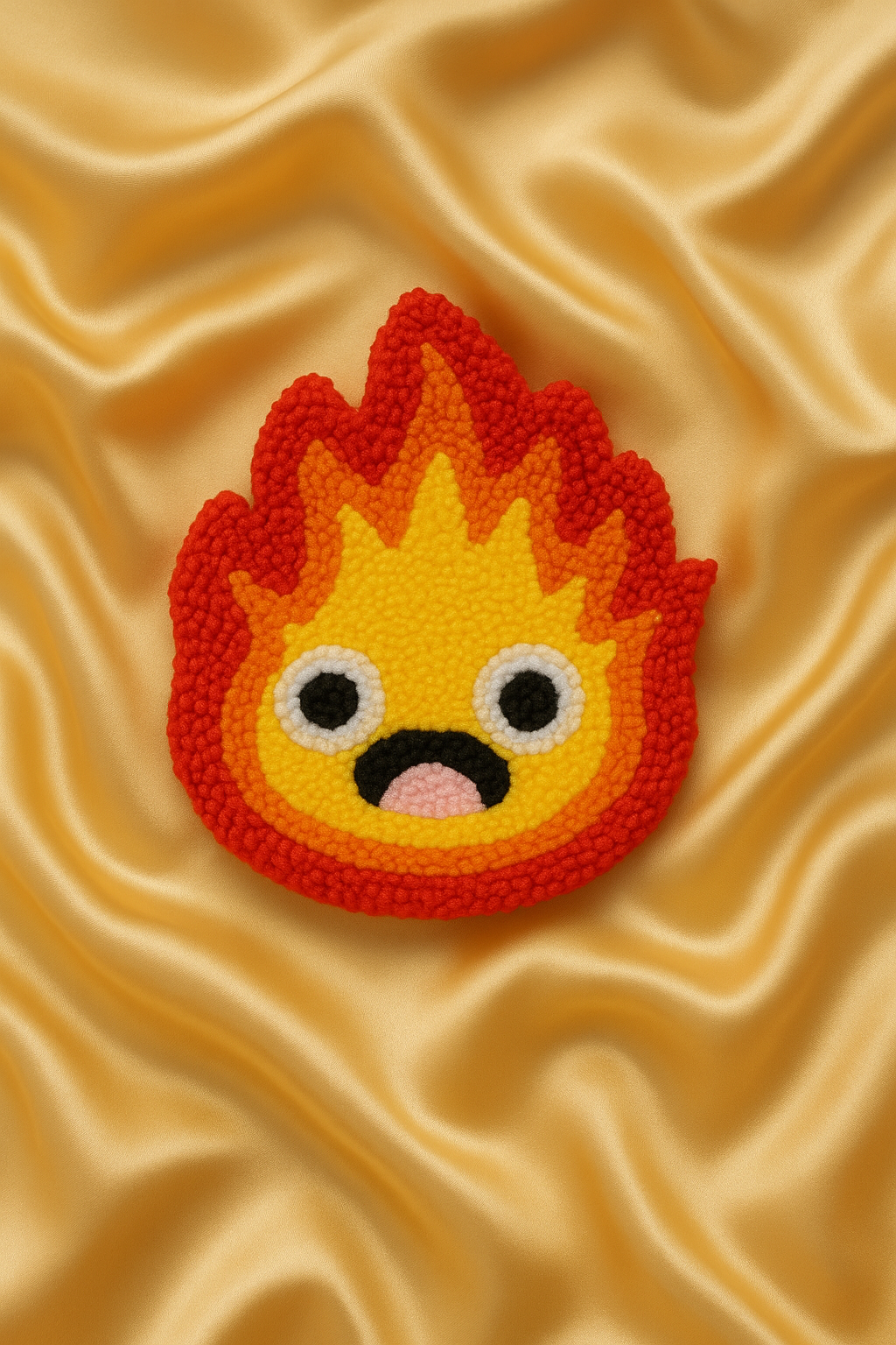 Calcifer Vibes Only - Mug Coaster