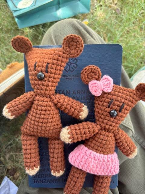 Classic Cozy Teddy Crochet Plush | Mr.Bean