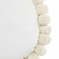 Pom Pom Round Cushion – Cloud White