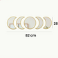Moonlight Mirrors (Set of 5)