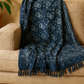 Mehfil Blue Throw