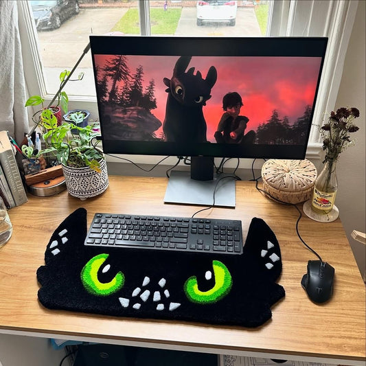 Midnight Blink Keyboard Rug