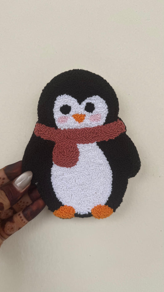Penguin Mug Rug