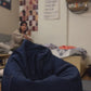Stash Pocket Bean Bag (Denim Blue)